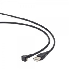 Кабель Cablexpert USB - micro USB V 2.0 (M/M), кутовий, Premium, 1.8 м, чорний (CCP-mUSB2-AMBM90-6)