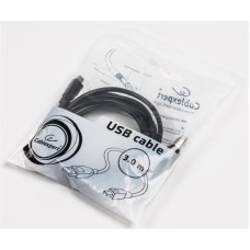 Кабель Cablexpert USB - mini-USB V 2.0 (M/M), 3 м, чорний (CCP-USB2-AM5P-10)