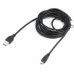 Кабель Cablexpert USB - mini-USB V 2.0 (M/M), 3 м, чорний (CCP-USB2-AM5P-10)