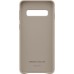 Чохол-накладка Samsung Leather Cover для Samsung Galaxy S10 SM-G973 Gray (EF-VG973LJEGRU)