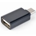 Адаптер Cablexpert USB Type-C - USB V 2.0 (M/F) Black (CC-USB2-CMAF-A)