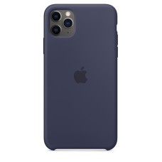 Чохол-накладка Apple Silicone Case для Apple iPhone 11 Pro Max Midnight Blue (MWYW2)