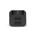 Мережевий зарядний пристрій REAL-EL CH-210 (2USB, 2.1A) Black
