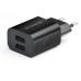 Мережевий зарядний пристрій REAL-EL CH-210 (2USB, 2.1A) Black