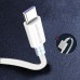 Кабель ColorWay USB - USB Type-C (M/M), 5.0А, 1 м, White (CW-CBUC019-WH)