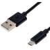Кабель Grand-X USB - micro USB (M/M), Cu, 2.5 м, Black (PM025B)