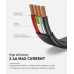 Кабель Luxe Cube Flat USB - Lightning (M/M),  1 м, чорний (2231252964019)