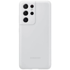 Чохол-накладка Samsung Silicone Cover для Samsung Galaxy S21 Ultra SM-G998 Light Gray (EF-PG998TJEGRU)