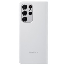 Чохол-книжка Samsung Smart Clear View Cover для Samsung Galaxy S21 Ultra SM-G998 Light Gray (EF-ZG998CJEGRU)