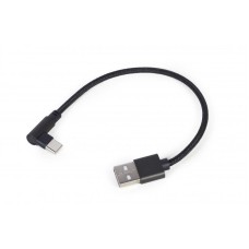 Кабель Cablexpert USB - USB Type-C (M/M), 0.2 м, черный (CC-USB2-AMCML-0.2M)
