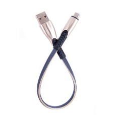 Кабель Dengos USB - microUSB (M/M) 0.25 м Grey (PLS-M-SHRT-PLSK-GREY)