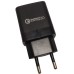 Зарядний пристрій Atcom CX-18 (1USB, 3А) QC3.0 Black (20303)