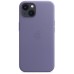 Чохол-накладка Apple Leather Case with MagSafe для Apple iPhone 13 Wisteria (MM163)