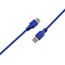 Кабель Prologix подовжувач USB (AM/AF), USB 3.0, 3 м, синій (PR-USB-P-11-30-3m)