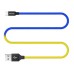 Кабель ColorWay USB - USB Type-C (M/M), 2.4 А, 1 м, Blue/Yellow (CW-CBUC052-BLY)