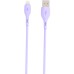 Кабель SkyDolphin S22L Soft Silicone USB - Lightning (M/M), 1 м, Violet (USB-000600)