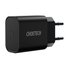 Мережевий зарядний пристрій Choetech (1USBх3A) Type-C PD20W Charger Black (Q5004-EU)
