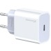 Мережевий зарядний пристрій Grand-X (1xUSB-C 20W) QC4.0, PD 3.0, FCP, AFC White (CH-770)