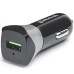 Автомобільний зарядний пристрій REAL-EL CA-30 QC3.0 (1USBx3A) Black/Grey