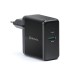 Мережевий зарядний пристрій REAL-EL CH-350 QC3.0 (2USB, 3A) Black
