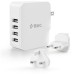 Мережевий зарядний пристрій Ttec Quattro Traveler 4хUSB 5.1A/25Вт White (2SC02BUK)