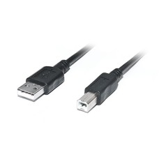 Кабель REAL-EL Pro USB - USB Type-B V 2.0 (M/M), 2 м, чорний (EL123500026)
