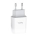 Зарядний пристрій Hoco C72A Glorious (1USB, 2.1А) White (6931474713001) + кабель MicroUSB