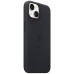 Чохол-накладка Apple Leather Case with MagSafe для Apple iPhone 14 Midnight (MPP43)