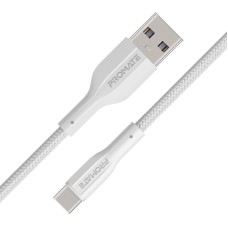Кабель Promate xCord-AC USB - USB Type-C (M/M), 1 м, White (xcord-ac.white)