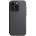 Чохол-накладка Apple FineWoven Case with MagSafe для Apple iPhone 15 Pro Black (MT4H3)
