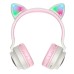 Bluetooth-гарнітура Hoco W27 Cat Ear Grey/Pink (W27GP)