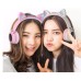 Bluetooth-гарнітура Hoco W27 Cat Ear Grey/Pink (W27GP)