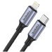 Кабель Foneng X95 Metal Head Braided Cable USB-C - Lightning (M/M) PD20W, 1.2 м, Black (X95-CA-TCIP)