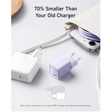 Мережевий зарядний пристрій Anker PowerPort 511 Nano III White, 30 W USB Type-C (A2147G21)