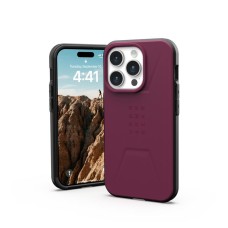Чохол-накладка Urban Armor Gear Civilian Magsafe для Apple iPhone 15 Pro Bordeaux (114275119049)