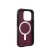 Чохол-накладка Urban Armor Gear Civilian Magsafe для Apple iPhone 15 Pro Bordeaux (114275119049)