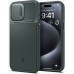 Чохол-накладка Spigen Optik Armor MagFit для Apple iPhone 15 Pro Abyss Green (ACS06739)