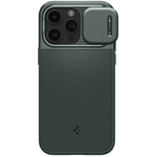 Чохол-накладка Spigen Optik Armor MagFit для Apple iPhone 15 Pro Max Abyss Green (ACS06600)