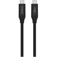 Кабель Belkin USB Type-C-USB Type-C (M/M), 40Gbps, 100W, 0.8 м, Black (INZ001BT0.8MBK)