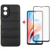 Чохол-накладка Dengos для Oppo A18/A38 Black (DG-KM-70) + захисне скло