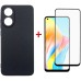 Чохол-накладка Dengos для Oppo A78 4G Black (DG-KM-03) + захисне скло