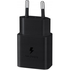 Мережевий зарядний пристрій Samsung EP-T1510X Black, 1хUSB Type-C, 15W (EP-T1510NBEGEU)