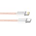 Кабель ColorWay Lightning + USB Type-C (M/M), 3.0 А, 1 м, Pink (CW-CBPDCL061-P)