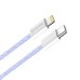 Кабель ColorWay Lightning + USB Type-C (M/M), 3.0 А, 1 м, Purple (CW-CBPDCL061-PU)