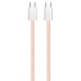 Кабель ColorWay USB Type-C + USB Type-C (M/M), 3.0 А, 1 м, Pink (CW-CBPDCC061-P)