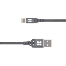 Кабель Promate NerveLink-i USB - Lightning (M/M), 2.4 A, 1.2 м, Grey