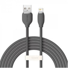Кабель Baseus Jelly Liquid Silica Gel USB - Lightning (M/M), 2.4 A, 2 м, Black (CAGD000101)