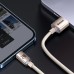 Кабель Baseus Crystal Shine USB - Lightning (M/M), 2.4A, 2 м Pink (CAJY001204)