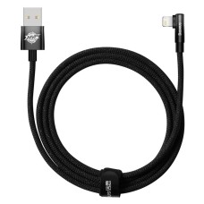 Кабель Baseus MVP 2 USB - Lightning (M/M), 2.4A, 2 м Black (CAVP000101)