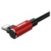Кабель Baseus MVP USB - Lightning (M/M), 2.0A, 1 м Red (CALMVP-09)